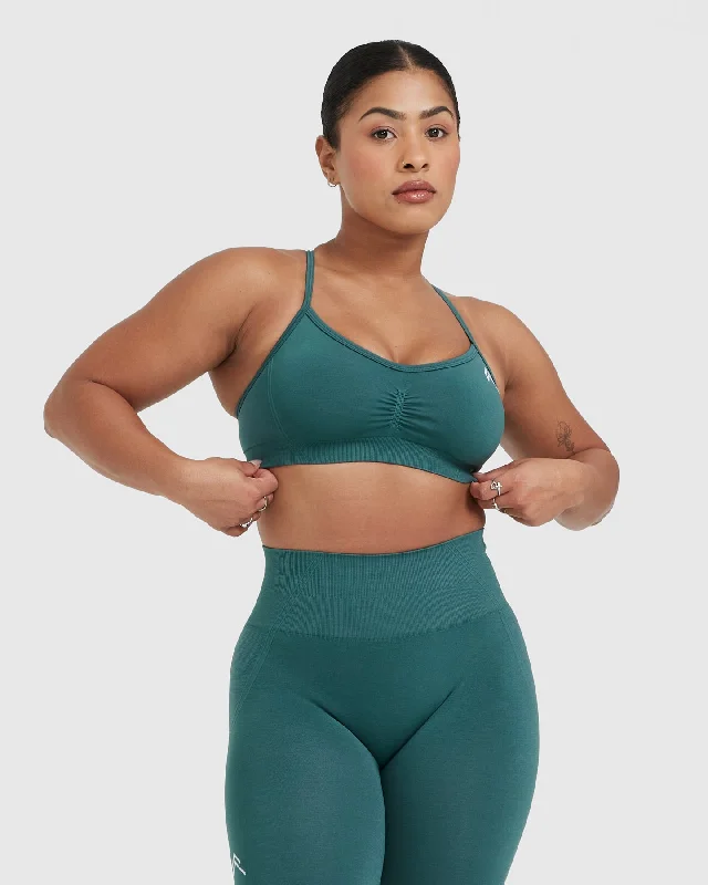 Effortless Strappy Bralette | Marine Teal