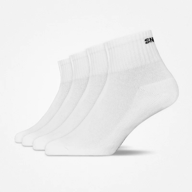 Retro Sneaker Socken | Weiß (SNOCKS)