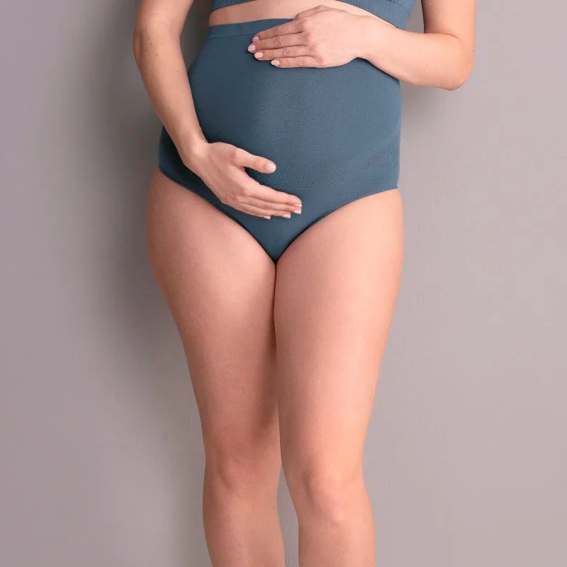 ANITA SEAMLESS MATERNITY BRIEF SKY GREY