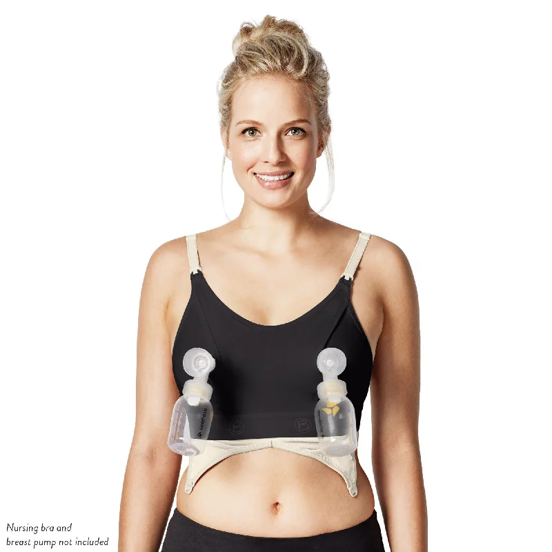 Bravado - Clip & Pump™ Hands-Free Nursing Bra Accessory - Black