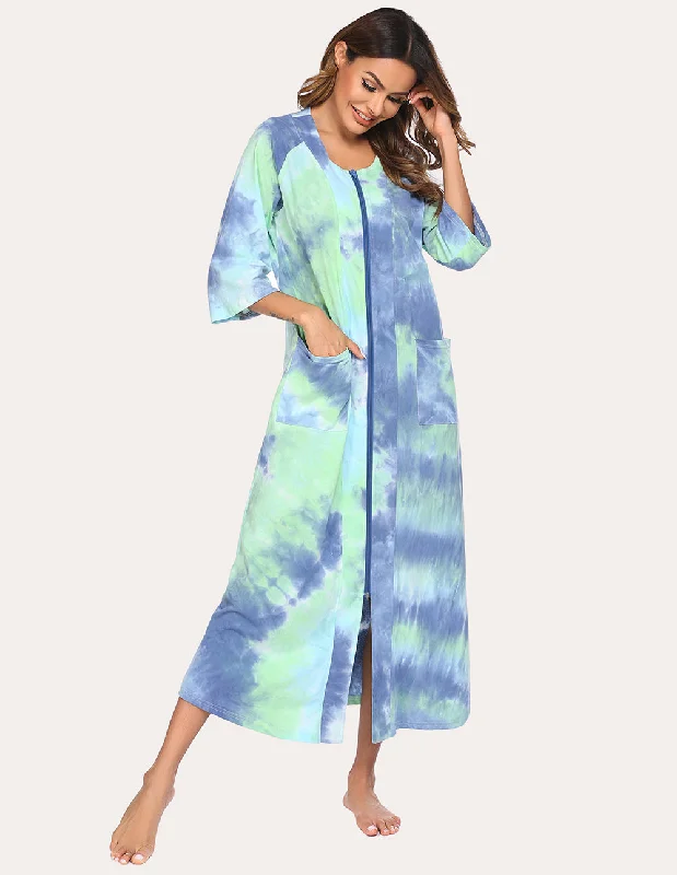 Tie-Dye Blue-Green / L