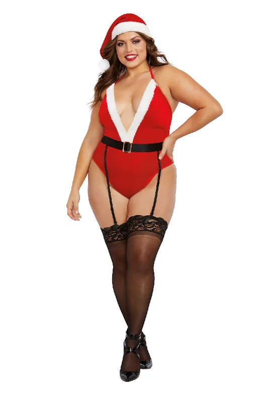 North Pole Hottie - Queen Size - Lipstick Red