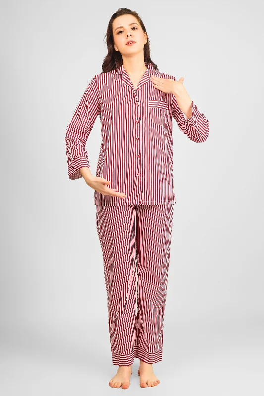 Crimson Dreams Pyjama Set