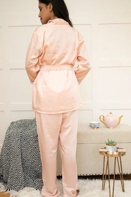 SHORT ROBE + SPAGHETTI SET  NIGHTWEAR SET