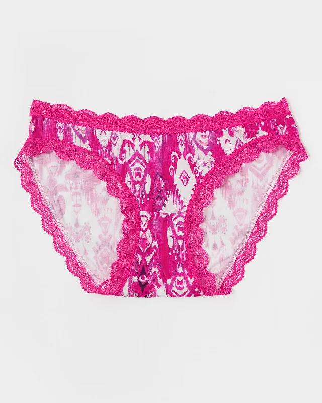 The Original Brief - Raspberry Ikat