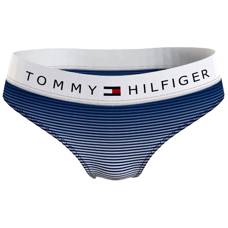 Tommy Hilfiger Seamless Stripe Bikini Curve- Twilight Indigo