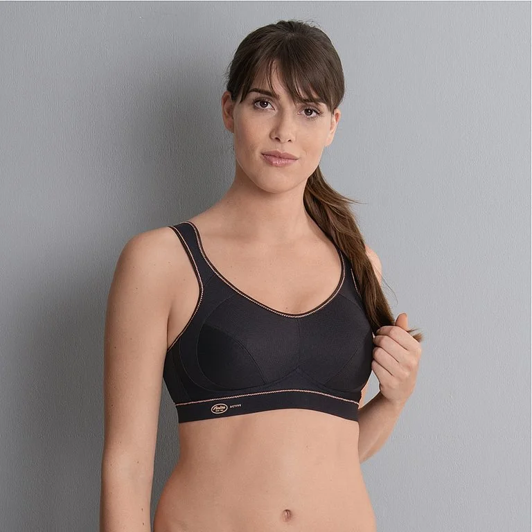 ANITA EXTREME CONTROL SPORTS BRA BLACK/GOLD