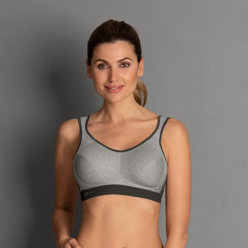 ANITA EXTREME CONTROL SPORTS BRA HEATHER GREY