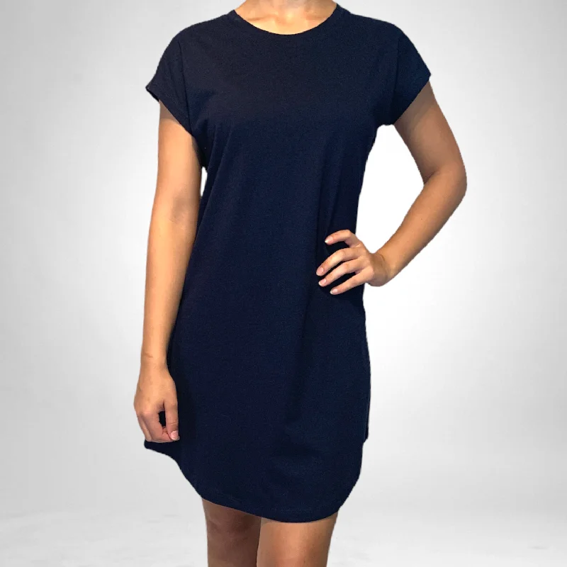 Ladies SleepTee Nightdress - Navy