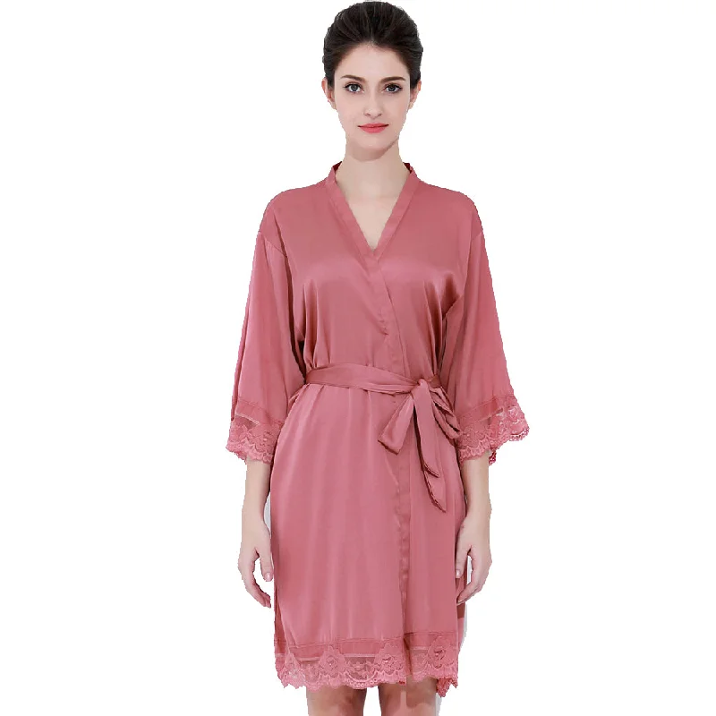 Emily Dusky Pink Robe