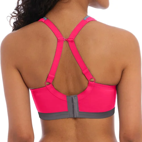 Freya Dynamic Wire-Free Soft Cup Sports Bra - Hot Crimson