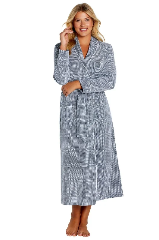 Grace Long Sleeve Long Textured Robe