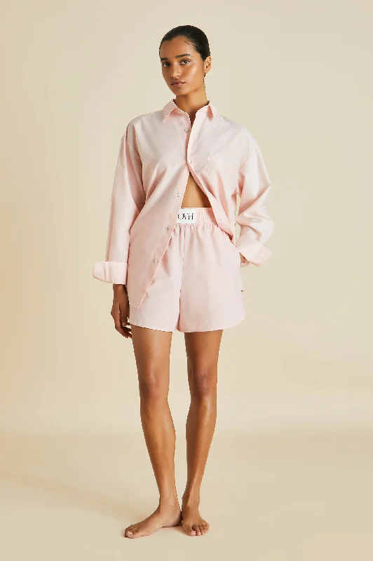 Kick Pink Pajamas in Cotton-Silk