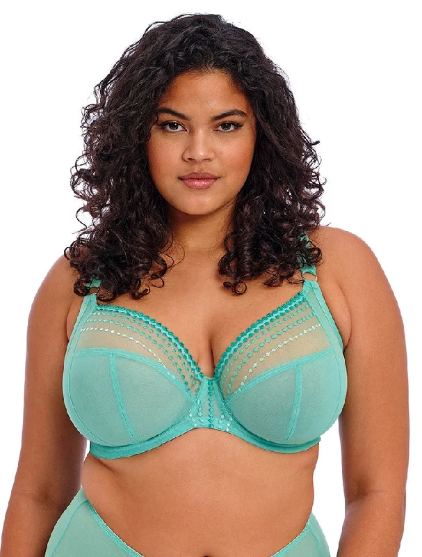 Matilda Plunge Underwire Bra in Jade