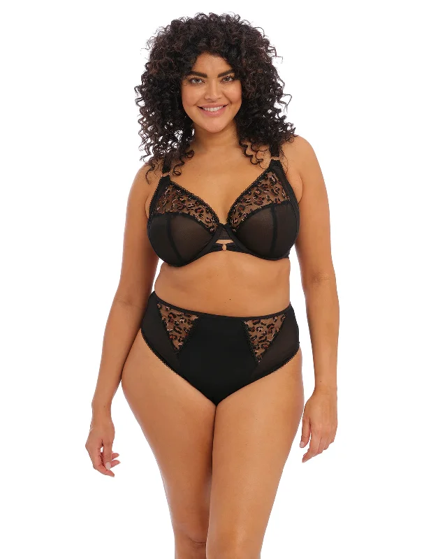 Namrah Underwire Bandless Bra in Black