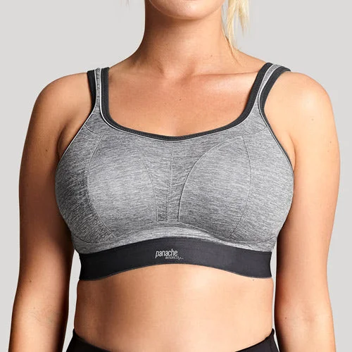 Panache Wire-Free Sports Bra - Charcoal Marl