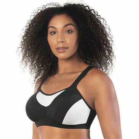 PARFAIT ACTIVE DYNAMIC PADDED PERFORMANCE SPORTS BRA BLACK