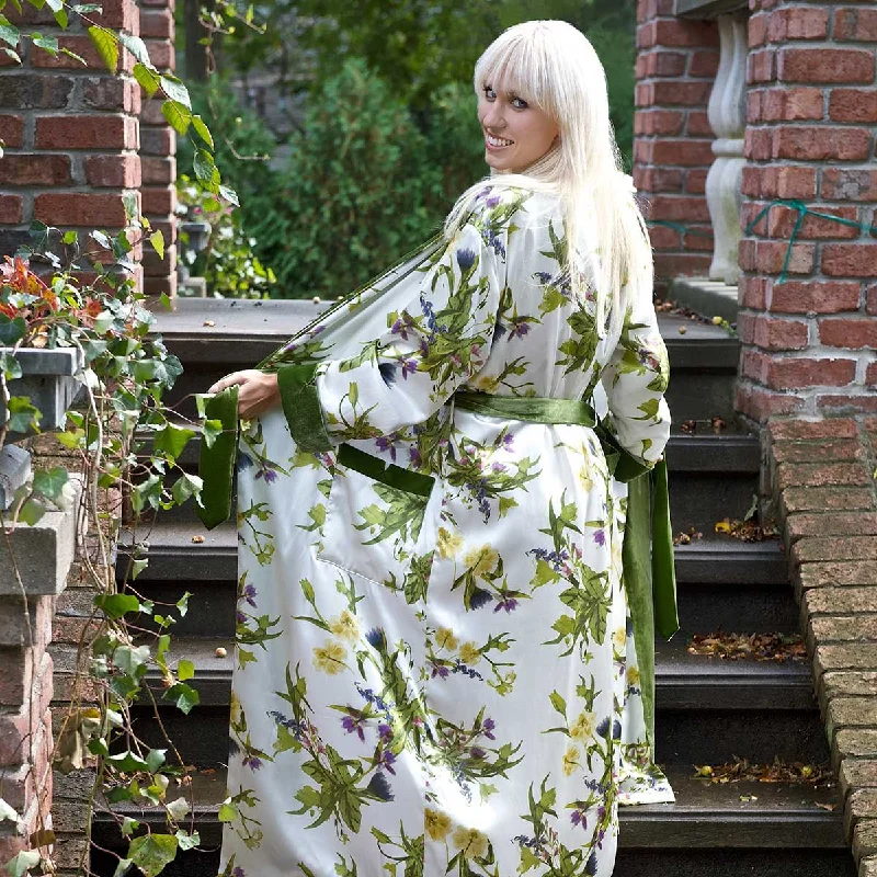 Luxury Dressing Gown | Secret Garden Luxury Robe | SoffiaB