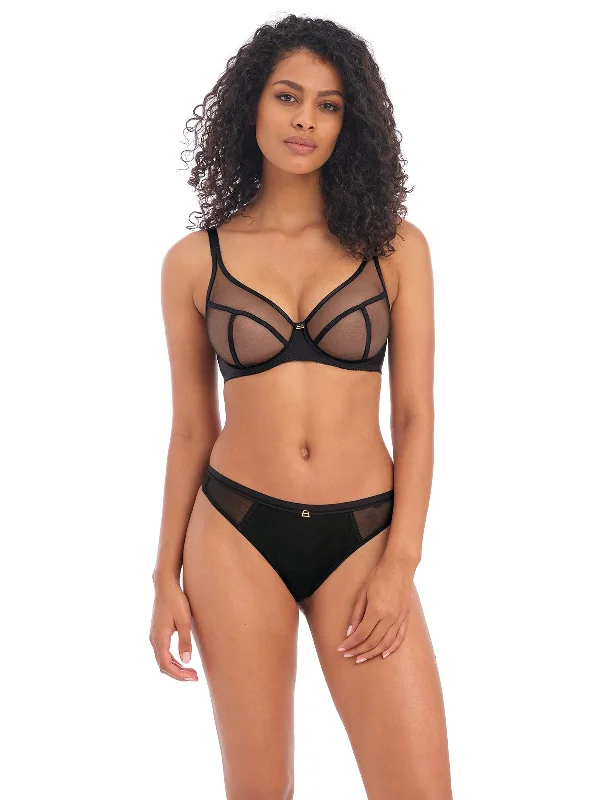 Snapshot High Apex Bra in Noir