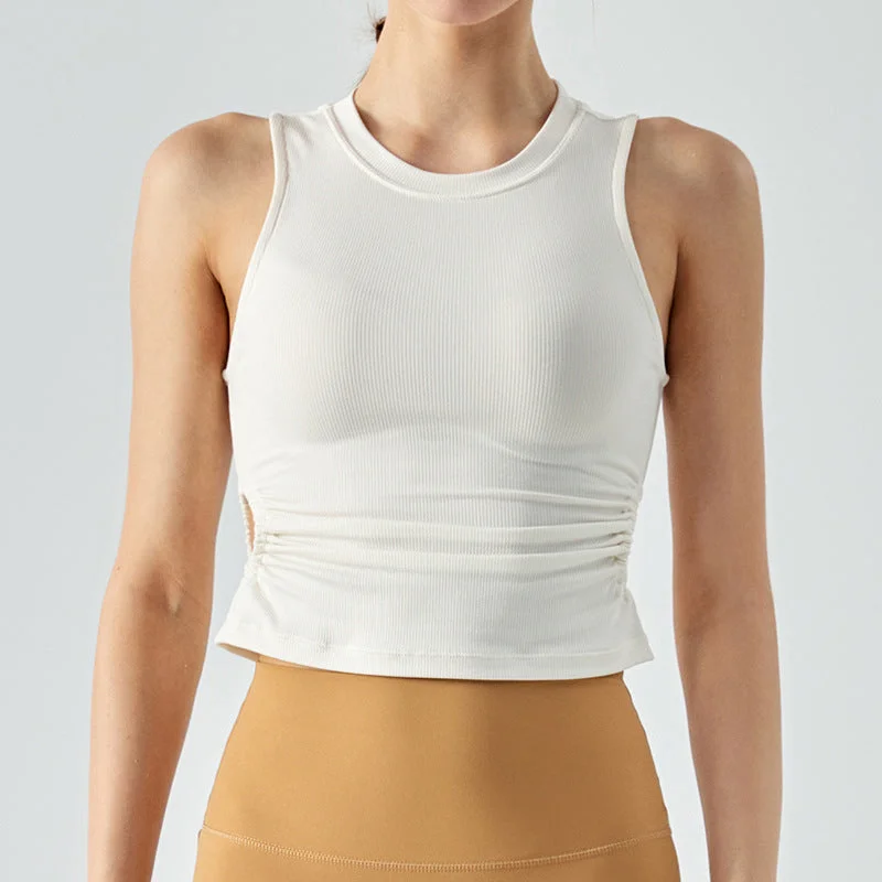 Filhot™ Stylish Side Cut-out Design  Breathable Tank