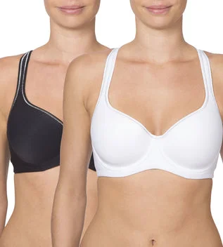 TRIUMPH Triaction Racerback Wired Sports Bra 10100655 - 2Pack